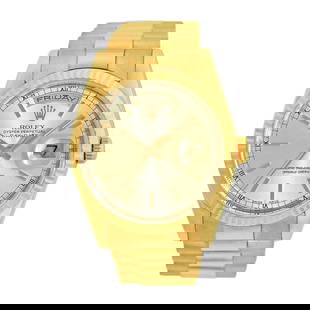 ROLEX 18K YELLOW GOLD 36MM DAY DATE PRESIDENT 118238 BOX WARRANTY MINTY: ROLEX 18K YELLOW GOLD 36MM DAY DATE PRESIDENT 118238 BOX WARRANTY MINTY ROLEX 18K Yellow Gold 36mm Day Date President 118238 Box Warranty MINTY Pre-Owned Gent's 18K Yellow Gold 36mm Rolex Day-Date "Pr