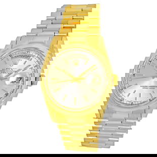 ROLEX 36MM 18K YELLOW GOLD DAY DATE PRESIDENT 118208 118238 WARRANTY 2001 MINTY: ROLEX 36MM 18K YELLOW GOLD DAY DATE PRESIDENT 118208 118238 WARRANTY 2001 MINTY ROLEX 36mm 18K Yellow Gold Day Date President 118208 118238 Warranty 2001 MINTY New Style Gent's 18K Yellow Gold Rolex
