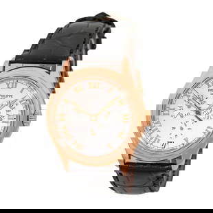 PATEK PHILIPPE 18K ROSE GOLD 37MM SPANISH ANNUAL CALENDAR 5035 R BOX WARRANTY: PATEK PHILIPPE 18K ROSE GOLD 37MM SPANISH ANNUAL CALENDAR 5035 R BOX WARRANTY PATEK PHILIPPE 5035 R 18K Rose Gold 37mm Annual Calendar(Spanish) 5035 R Box Warranty MINTY 