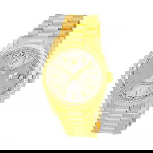 ROLEX 18K YELLOW GOLD 36MM DAY DATE PRESIDENT 118238 BOX WARRANTY MINTY: ROLEX 18K YELLOW GOLD 36MM DAY DATE PRESIDENT 118238 BOX WARRANTY MINTY ROLEX 18K Yellow Gold 36mm Day Date President 118238 Box Warranty MINTY Pre-Owned Gent's 18K Yellow Gold 36mm Rolex Day-Date "Pr