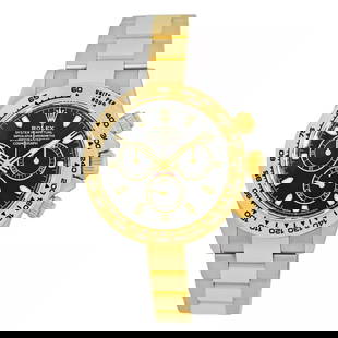ROLEX STEEL & 18K YELLOW GOLD 40MM DAYTONA COSMOGRAPH 116503 BOX WARRANTY MINTY: ROLEX STEEL & 18K YELLOW GOLD 40MM DAYTONA COSMOGRAPH 116503 BOX WARRANTY MINTY ROLEX Stainless Steel & 18K Yellow Gold 40mm Daytona Cosmograph 116503 Box Warranty Pre-Owned Gent's Stainless Steel & 1