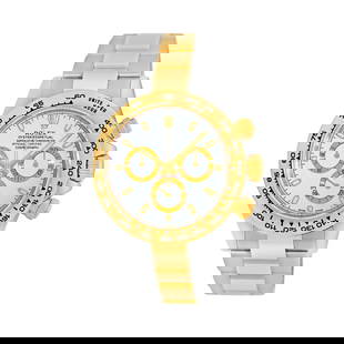 ROLEX STEEL & 18K YELLOW GOLD 40MM DAYTONA COSMOGRAPH 116503 BOX WARRANTY: ROLEX STEEL & 18K YELLOW GOLD 40MM DAYTONA COSMOGRAPH 116503 BOX WARRANTY ROLEX Stainless Steel & 18K Yellow Gold 40mm Daytona Cosmograph 116503 Box Warranty MINTY Pre-Owned Gent's Stainless Steel & 1