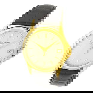 PATEK PHILIPPE 18K YELLOW GOLD 37MM CALATRAVA 5127 BOX LIFETIME WARRANTY MINTY: PATEK PHILIPPE 18K YELLOW GOLD 37MM CALATRAVA 5127 BOX LIFETIME WARRANTY MINTY PATEK PHILIPPE 18K Yellow Gold 37mm Calatrava 5127 Box Warranty Gent's 18K Yellow Gold 37mm