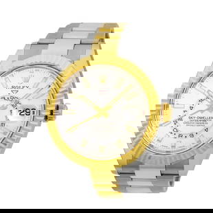 ROLEX STEEL & 18K YELLOW GOLD 42MM SKY DWELLER 326933 WARRANTY 2019 BOX MINTY: ROLEX STEEL & 18K YELLOW GOLD 42MM SKY DWELLER 326933 WARRANTY 2019 BOX MINTY ROLEX Stainless Steel & 18K Yellow Gold 42mm Sky Dweller 326933 Warranty 2019 Box Gent's Stainless Steel & 18K Yellow