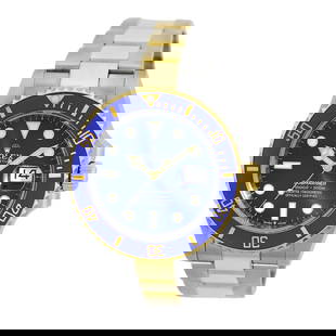 ROLEX STEEL & 18K YELLOW GOLD 41MM SUBMARINER 126613LB BOX WARRANTY 2021: ROLEX STEEL & 18K YELLOW GOLD 41MM SUBMARINER 126613LB BOX WARRANTY 2021 ROLEX Stainless Steel & 18K Yellow Gold 41mm "Submariner" Date 126613LB Box Warranty 2021 Pre-Owned Gent's Stainless Steel &