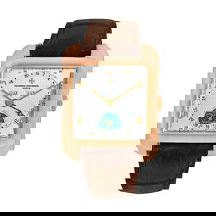 VACHERON CONSTANTIN 18K ROSE GOLD 35MM TOLEDO 1952 CALENDAR MOONPHASE 47300: VACHERON CONSTANTIN 18K ROSE GOLD 35MM TOLEDO 1952 CALENDAR MOONPHASE 47300 VACHERON CONSTANTIN 18K Rose Gold 35mm Toledo 1952 Calendar Moonphase 47300 MINTY Gent's 18K Rose Gold 35mm Vacheron