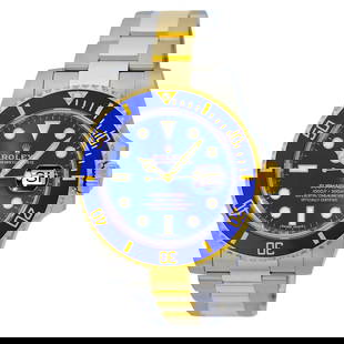ROLEX STAINLESS &18K YELLOW GOLD 40MM SUBMARINER 116613LB WARRANTY 2020 MINTY: ROLEX STAINLESS &18K YELLOW GOLD 40MM SUBMARINER 116613LB WARRANTY 2020 MINTY ROLEX Stainless Steel & 18K Yellow Gold 40mm Submariner 116613LB Box 2020 Warranty MINTY Gent's Stainless Steel & 18K