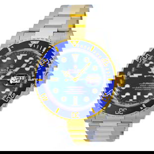 ROLEX STAINLESS STEEL & 18K YELLOW GOLD CERAMIC SUBMARINER 116613 2020 WARRANTY: ROLEX STAINLESS STEEL & 18K YELLOW GOLD CERAMIC SUBMARINER 116613 2020 WARRANTY ROLEX Stainless Steel & 18K Yellow Gold Ceramic Submariner 116613 Box 2020 Warranty Gent's Stainless Steel & 18K