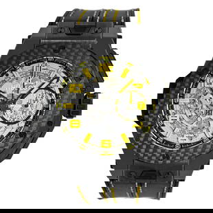 HUBLOT LIMITED BLACK CARBON FIBER 45MM BIG BANG UNICO FERRARI 401.CQ.0129.VR: HUBLOT LIMITED BLACK CARBON FIBER 45MM BIG BANG UNICO FERRARI 401.CQ.0129.VR HUBLOT Limited Black Carbon Fiber 45mm Big Bang UNICO Ferrari 401.QX.0123.VR Gent's Limited Edition Black Carbon Fiber