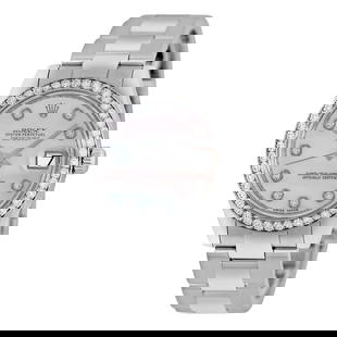ROLEX STAINLESS STEEL DATEJUST 31MM FACTORY DIAMOND 178384 WARRANTY BOX MINTY: ROLEX STAINLESS STEEL DATEJUST 31MM FACTORY DIAMOND 178384 WARRANTY BOX MINTY ROLEX Stainless Steel Datejust 31mm Factory Diamond 178384 Warranty Box MINTY Pre-owned Midsize Stainless Steel 31mm