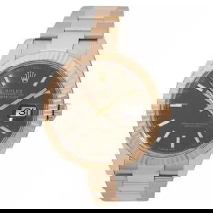 ROLEX STAINLESS STEEL & 18K ROSE GOLD 41MM DATEJUST 41 BOX WARRANTY 2018: ROLEX STAINLESS STEEL & 18K ROSE GOLD 41MM DATEJUST 41 BOX WARRANTY 2018 ROLEX New Stainless Steel & 18K Rose Gold 41mm Rolex "Datejust 41" Pre-Owned Gent's Stainless Steel & 18K Rose Gold 41mm