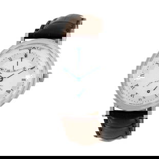 BREGUET 18K WHITE GOLD 39MM CLASSIQUE RETROGRADE SECONDS 5207BB BOX WARRANTY: BREGUET 18K WHITE GOLD 39MM CLASSIQUE RETROGRADE SECONDS 5207BB BOX WARRANTY BREGUET 18K White Gold 39mm Classique Retrograde Seconds 5207BB Box Warranty MINTY Gent's 18K White Gold 39mm Breguet "Clas