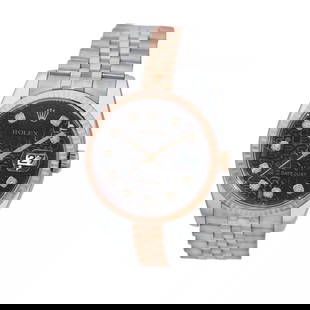 ROLEX STEEL & 18K ROSE GOLD 36MM DIAMOND DATEJUST 116231 BOX WARRANTY MINTY: ROLEX STEEL & 18K ROSE GOLD 36MM DIAMOND DATEJUST 116231 BOX WARRANTY MINTY ROLEX Stainless Steel & 18K Rose Gold 36mm Diamond Datejust 116231 Pre-Owned Gent's Stainless Steel & 18K Rose Gold 36mm Rol