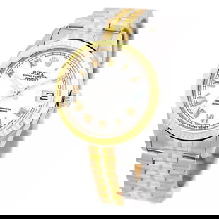 ROLEX 18K TRIDOR WHITE, ROSE, YELLOW GOLD 31MM PRESIDENT DATEJUST 68279 WARRANTY: ROLEX 18K TRIDOR WHITE, ROSE, YELLOW GOLD 31MM PRESIDENT DATEJUST 68279 WARRANTY ROLEX 18K Tridor White, Rose, Yellow Gold 31mm President Datejust 68279 Warranty Pre-Owned Lady's Midsize 18K White, Ye