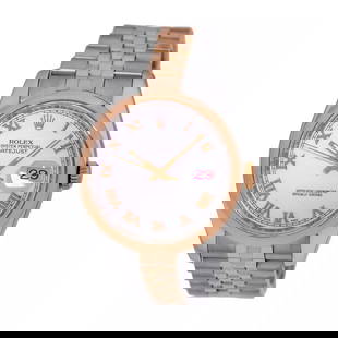 ROLEX GENT'S STEEL 18K ROSE PINK GOLD DATEJUST 36MM 116201 BOX WARRANTY MINTY: ROLEX GENT'S STEEL 18K ROSE PINK GOLD DATEJUST 36MM 116201 BOX WARRANTY MINTY ROLEX Gent's Steel 18K Rose Pink Gold Datejust 36mm 116201 Box Warranty MINTY Gent's Stainless Steel and 18K Rose Gold