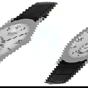 ROLEX PLATINUM 35MM CELLINI CELLINIUM 5240 MOTHER OF PEARL BOX WARRANTY MINTY: ROLEX PLATINUM 35MM CELLINI CELLINIUM 5240 MOTHER OF PEARL BOX WARRANTY MINTY ROLEX Platinum 35mm Cellini Cellinium 5240 Box Warranty MINTY Pre-Owned Gent's Platinum 35mm Rolex Cellini "Cellinium"