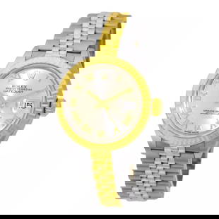 ROLEX STEEL & 18K YELLOW GOLD 28MM DATEJUST 279173 SILVER BOX LIFETIME WARRANTY: ROLEX STEEL & 18K YELLOW GOLD 28MM DATEJUST 279173 SILVER BOX LIFETIME WARRANTY ROLEX Steel & 18K Yellow Gold 28mm Datejust Box Warranty 279173 Pre-Owned Lady's Stainless Steel & 18K Yellow Gold