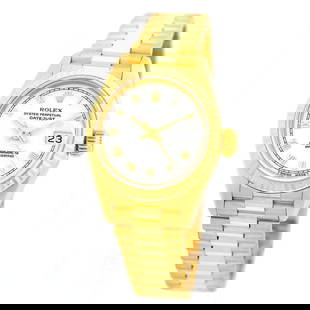 ROLEX 18K YELLOW GOLD 26MM LADY PRESIDENT DATEJUST 69178 BOX WARRANTY MINTY: ROLEX 18K YELLOW GOLD 26MM LADY PRESIDENT DATEJUST 69178 BOX WARRANTY MINTY ROLEX 18K Yellow Gold 26mm Lady President Datejust 69178 Box Warranty MINTY Lady's 18K Yellow Gold Rolex "President" # 69178