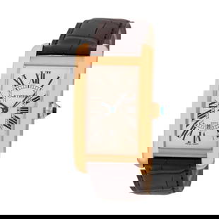 CARTIER LARGE 18K ROSE GOLD TANK AMERICAINE AMERICAN W2609156-2505 BOX WARRANTY: CARTIER LARGE 18K ROSE GOLD TANK AMERICAINE AMERICAN W2609156-2505 BOX WARRANTY CARTIER 18K Rose Gold 26.5mm Tank Américaine W2609156-2505 Box Warranty 2023 Gent's 18K Rose Gold 26.5mm Cartier "Tank