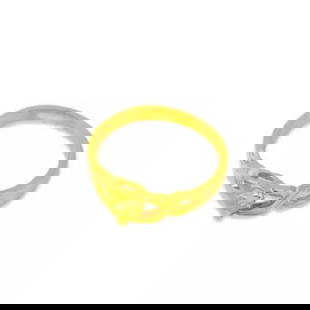 NEW 14K YELLOW GOLD KIDS CZ RING: NEW 14K YELLOW GOLD KIDS CZ RING 14K Yellow Gold Approx. 5mm [Center] High Polished/Cubic Zirconia Weight: 1.4Grams