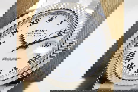 2023 ROLEX DATEJUST 41MM 18K GOLD STEEL WHITE ROMAN DIAL OYSTER WATCH 126334: 2023 ROLEX DATEJUST 41MM 18K GOLD STEEL WHITE ROMAN DIAL OYSTER WATCH 126334 2023 ROLEX DATEJUST 41MM 18K GOLD STEEL WHITE ROMAN DIAL OYSTER WATCH 126334 Description 2023 Rolex Datejust 41mm 18K Gold