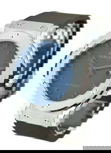 HUBLOT CLASSIC FUSION TITANIUM AUTOMATIC MATTE BLACK DIAL BROWN BAND 45MM WATCH: HUBLOT CLASSIC FUSION TITANIUM AUTOMATIC MATTE BLACK DIAL BROWN BAND 45MM WATCH HUBLOT CLASSIC FUSION TITANIUM AUTOMATIC MATTE BLACK DIAL BROWN BAND 45MM WATCH Description Hublot Classic Fusion