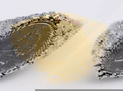 1850 U.S. ONE DOLLAR $1 LIBERTY HEAD GOLD COIN IN 10K RING SIZE 10.5 - 11.1GR: 1850 U.S. ONE DOLLAR $1 LIBERTY HEAD GOLD COIN IN 10K RING SIZE 10.5 - 11.1GR 1850 U.S. ONE DOLLAR $1 LIBERTY HEAD GOLD COIN IN 10K RING SIZE 10.5 - 11.1GR Description 1850 U.S. One Dollar $1 Liberty