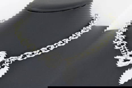 LARGE TIFFANY & CO STERLING SILVER BLANK HEART TAG TOGGLE 16.5" NECKLACE 73.9 GR: LARGE TIFFANY & CO STERLING SILVER BLANK HEART TAG TOGGLE 16.5" NECKLACE 73.9 GR LARGE TIFFANY & CO STERLING SILVER BLANK HEART TAG TOGGLE 16.5" NECKLACE 73.9 GR Description Large Tiffany & Co Sterlin