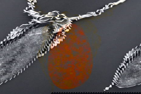 VINTAGE STERLING SILVER HUGE BALTIC AMBER PENDANT NECKLACE 15" CHOKER: VINTAGE STERLING SILVER HUGE BALTIC AMBER PENDANT NECKLACE 15" CHOKER VINTAGE STERLING SILVER HUGE BALTIC AMBER PENDANT NECKLACE 15" CHOKER Description Vintage Sterling Silver Huge Baltic Amber Pendan