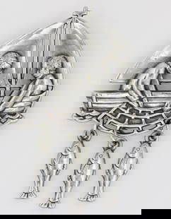 JAMES AVERY STERLING SILVER FISHERS OF MEN BOAT BROOCH PIN 12.5 GRAMS: JAMES AVERY STERLING SILVER FISHERS OF MEN BOAT BROOCH PIN 12.5 GRAMS Description James Avery Sterling Silver Fishers of Men Boat Brooch/Pin Brooch/pin is in good condition. May show signs of wear