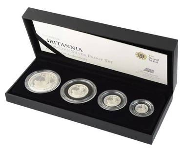 2012 BRITANNIA .999 FINE SILVER PROOF FOUR COIN ROYAL MINT COLLECTION BOX & COA: 2012 BRITANNIA .999 FINE SILVER PROOF FOUR COIN ROYAL MINT COLLECTION BOX & COA 2012 BRITANNIA .999 FINE SILVER PROOF FOUR COIN ROYAL MINT COLLECTION BOX & COA Description 2012 Britannia .999 Fine Sil