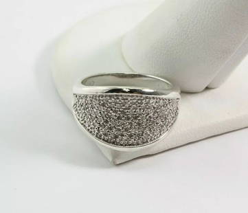 ROSS SIMONS EA 925 STERLING SILVER DIAMOND CONCAVE PAVE RING SZ 7 ~ 6.1 GRAMS: ROSS SIMONS EA 925 STERLING SILVER DIAMOND CONCAVE PAVE RING SZ 7 ~ 6.1 GRAMS ROSS SIMONS EA 925 STERLING SILVER DIAMOND CONCAVE PAVE RING SZ 7 ~ 6.1 GRAMS Description Ross Simons EA 925 Sterling