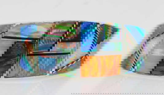 MELVIN THOMPSON NAVAJO STERLING SILVER MULTICOLOR OPAL GEMSTONE RING SIZE 10: MELVIN THOMPSON NAVAJO STERLING SILVER MULTICOLOR OPAL GEMSTONE RING SIZE 10 MELVIN THOMPSON NAVAJO STERLING SILVER MULTICOLOR OPAL GEMSTONE RING SIZE 10 Description Melvin Thompson Navajo Sterling