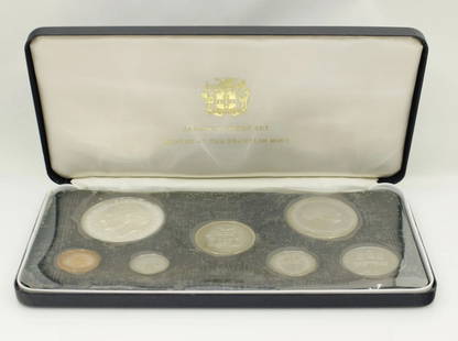 1973 JAMAICA 7 COIN SILVER PROOF SET FRANKLIN MINT W/ BOX & COA: 1973 JAMAICA 7 COIN SILVER PROOF SET FRANKLIN MINT W/ BOX & COA 1973 JAMAICA 7 COIN SILVER PROOF SET FRANKLIN MINT W/ BOX & COA Description 1973 Jamaica 7 Coin Silver Proof Set Franklin Mint W/ Box &