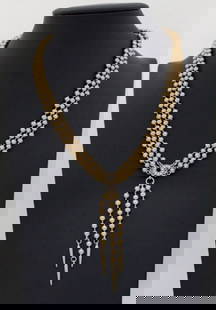 J. CREW GOLD TONE MULTI STRAND BEADED CZ STATEMENT 19" NECKLACE: J. CREW GOLD TONE MULTI STRAND BEADED CZ STATEMENT 19" NECKLACE J. CREW GOLD TONE MULTI STRAND BEADED CZ STATEMENT 19" NECKLACE Description J. Crew Gold Tone Multi Strand Beaded CZ Statement 19"