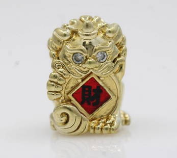 AUTHENTIC PANDORA CHINESE FORTUNE PIXIU GOLD CHARM 760091C01 - 5.3 GRAMS: AUTHENTIC PANDORA CHINESE FORTUNE PIXIU GOLD CHARM 760091C01 - 5.3 GRAMS AUTHENTIC PANDORA CHINESE FORTUNE PIXIU GOLD CHARM 760091C01 - 5.3 GRAMS Description Authentic Pandora Chinese Fortune Pixiu