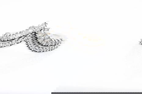 AUTHENTIC PANDORA PRINCESS WISH SILVER RING 197736CZ SZ 7.5: AUTHENTIC PANDORA PRINCESS WISH SILVER RING 197736CZ SZ 7.5 Description Authentic PANDORA PRINCESS WISH Silver Ring 197736CZ Sz 7.5 Nice ring in great condition. May show signs of wear and/or tear.