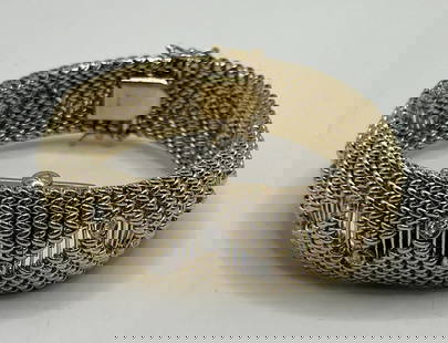 14K YELLOW GOLD WATCH & BRACELET WITH DIAMONDS: 14K YELLOW GOLD WATCH & BRACELET WITH DIAMONDS Elegance meets function with this stunning 14K yellow gold bangle, adorned with a delicate bracelet and a sophisticated watch face. The unbranded piece
