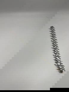 RUDOLF ERDEL PLATINUM & DIAMOND LADIES BRACELET 7 INCHES: RUDOLF ERDEL PLATINUM & DIAMOND LADIES BRACELET 7 INCHES Rudolf Erdel Platinum and Diamond Ladies Bracelet7 inchesTotal weight is 30.0 grams 
