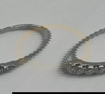 ART DECO GRANAT BROS 1930-40 ANTIQUE 14 & 18K YG & DIAMOND WEDDING RING SIZE 8: ART DECO GRANAT BROS 1930-40 ANTIQUE 14 & 18K YG & DIAMOND WEDDING RING SIZE 8 This stunning Art Deco ring by Granat Bros is a vintage piece that will make a perfect addition to any collection. Crafte