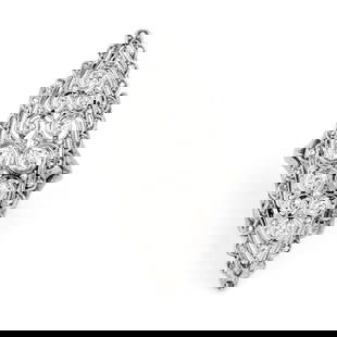ART DECO 1.50CT DIAMOND PLATINUM 14K WHITE GOLD LONG FINGER RING LIQUIDATION: ART DECO 1.50CT DIAMOND PLATINUM 14K WHITE GOLD LONG FINGER RING LIQUIDATION Art Deco 1.50ct Diamond Platinum 14k White Gold Long Finger Ring LIQUIDATION Description This stunning Art Deco ring is cra