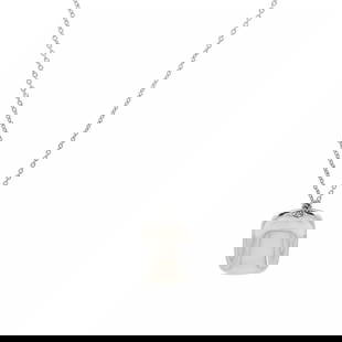 TIFFANY & CO. PERETTI PLATINUM CONCAVE RECTANGLE PENDANT & CHAIN: TIFFANY & CO. PERETTI PLATINUM CONCAVE RECTANGLE PENDANT & CHAIN Elegant and authentic from Tiffany & Co. by Elsa Peretti. This lovely pendant and chain necklace is crafted from platinum and is in the