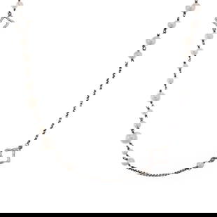 DAVID YURMAN QUATREFOIL PEARLS 925 SILVER LONG NECKLACE 49" LIQUIDATION!: DAVID YURMAN QUATREFOIL PEARLS 925 SILVER LONG NECKLACE 49" LIQUIDATION! David Yurman Quatrefoil Pearls 925 Silver Long Necklace 49" LIQUIDATION! Description This is an authentic long necklace from
