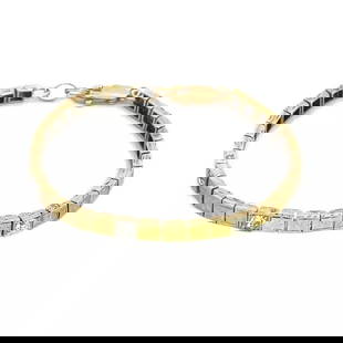 ART DECO GOLD DIAMOND BRACELET 14K YELLOW SQAURE LINK FLORAL: This Art Deco Gold Diamond Bracelet features a stunning design with a square link floral motif, showcasing 3 natural white round diamonds set in 14k yellow gold. The bracelet has a lobster closure and