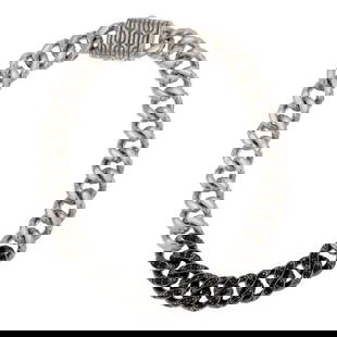 JOHN HARDY BLACK SAPPHIRE 925 SILVER CURB LINK CHAIN BRACELET LIQUIDATION: JOHN HARDY BLACK SAPPHIRE 925 SILVER CURB LINK CHAIN BRACELET LIQUIDATION John Hardy Black Sapphire 925 Silver Curb Link Chain Bracelet LIQUIDATION Description This is an authentic curb chain bracelet
