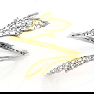 DIAMOND 1.00CT  18K YELLOW GOLD LEAF DESIGN BYPASS OPEN BAND BRACELET: DIAMOND 1.00CT 18K YELLOW GOLD LEAF DESIGN BYPASS OPEN BAND BRACELET Diamond 1.00ct 18k Yellow Gold Leaf Bypass Open Band Bracelet This gorgeous bracelet is crafted from 18k yellow gold in a fine poli