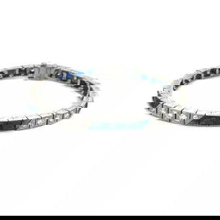 ART DECO DIAMOND BRACELET PLATINUM MILGRAIN RECTANGLE LINKS: ART DECO DIAMOND BRACELET PLATINUM MILGRAIN RECTANGLE LINKS This Art Deco bracelet features natural white diamonds set in platinum with milgrain detailing around each rectangle link. The design reflec