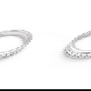 TIFFANY & CO DIAMOND RING IN PLATINUM 3MM HALF CIRCLE WEDDING BAND RET: $3,575: TIFFANY & CO DIAMOND RING IN PLATINUM 3MM HALF CIRCLE WEDDING BAND RET: $3,575 Tiffany & Co Diamond Platinum 3mm Half Circle Wedding Band Ring Ret: $3,575 Description This elite authentic wedding band