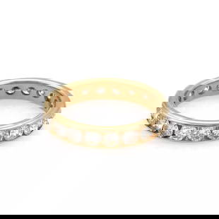 14K YELLOW GOLD 2.40 CARATS DIAMOND CHANNEL SET WEDDING BAND RING SIZE - 7: 14K YELLOW GOLD 2.40 CARATS DIAMOND CHANNEL SET WEDDING BAND RING SIZE - 7 14k Yellow Gold 2.40 Carats Diamond Channel Set Wedding Band Ring Size - 7 Description This elegant wedding band ring is craf