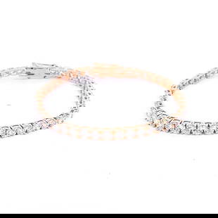 8.94 CARAT ROUND BRILLIANT DIAMOND 14K ROSE GOLD TENNIS BRACELET: 8.94 CARAT ROUND BRILLIANT DIAMOND 14K ROSE GOLD TENNIS BRACELET Title: 8.94 Carat Round Brilliant Diamond 14 Karat Rose Gold Tennis Bracelet Style: Tennis Metal: 14 Karat Rose Gold Gemstone 1: 8.94 C